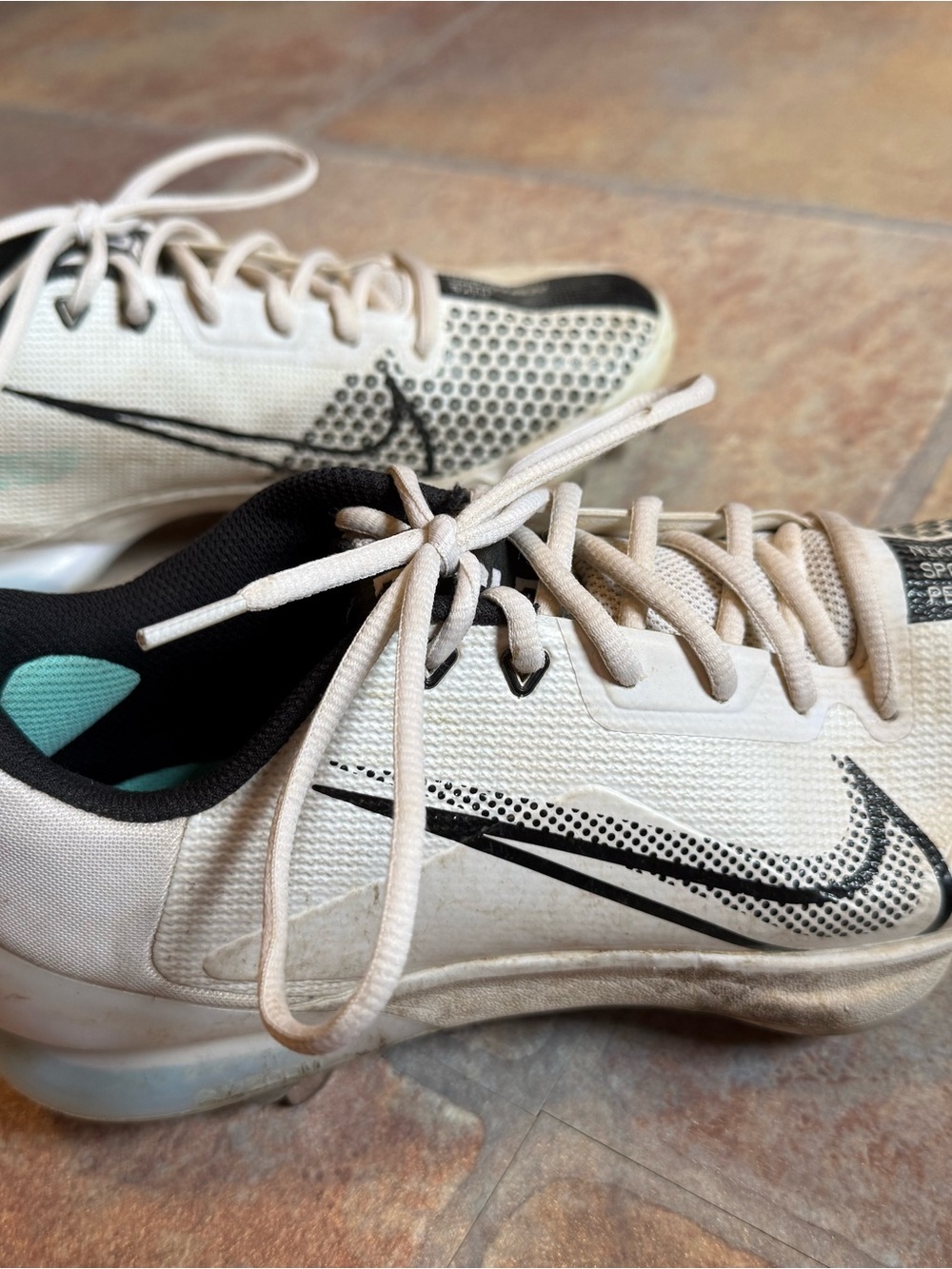 Nike White and Black Performance Trainers